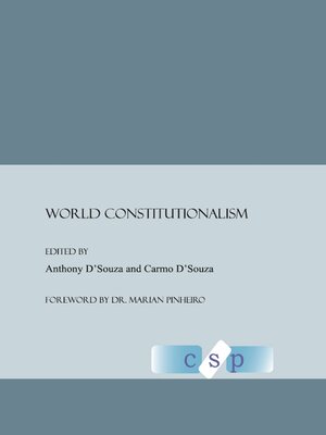 cover image of World Constitutionalism